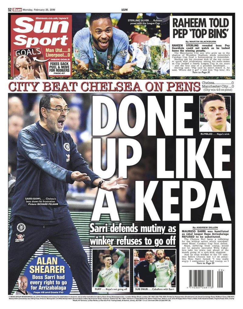 Chelsea, Kepa si scusa con Sarri: “Malinteso”. Times: “Ammutinamento finale” Chelsea, Kepa si scusa con Sarri: “Malinteso”. Times: “Ammutinamento finale”