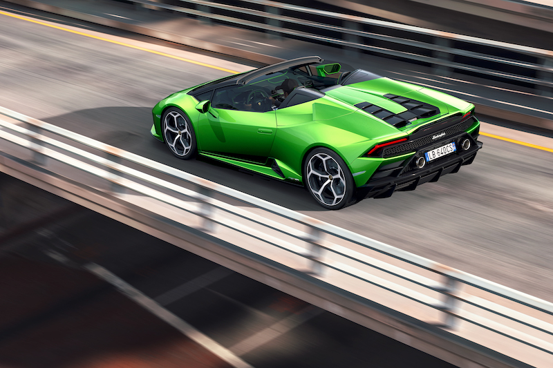 Ginevra 2019,  Lamborghini svela la Huracán EVO Spyder