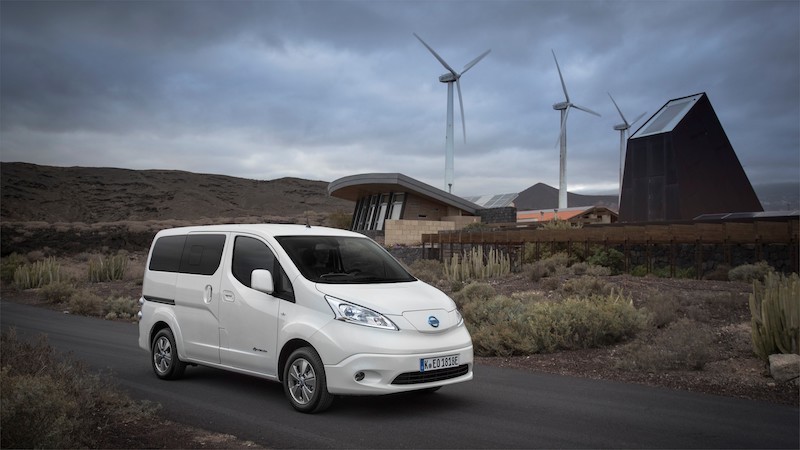 Nissan e-Van Sharing conquista  Firenze