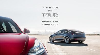 Tesla: tour italiano per la Model 3, prezzi da 56.400 euro