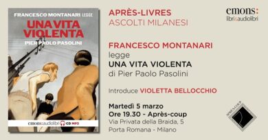 Après-coup: Montanari legge “Una vita violenta” di Pasolini