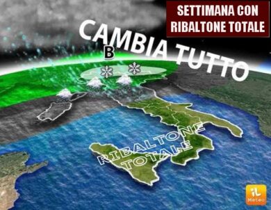 Previsioni meteo freddo, settimana con due attacchi invernali sull’Italia