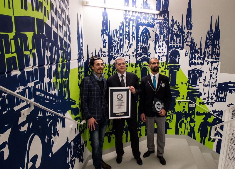 Guiness world records, il più grande murale al mondo è in Torre Allianz Guiness world records, il più grande murale al mondo è in Torre Allianz