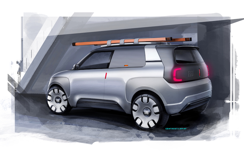 Fiat presenta a Ginevra la Concept Centoventi, la prima elettrica democratica
