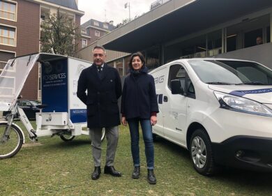 Commercio, a Milano il primo trasporto merci totalmente elettrico