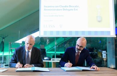Eni e Università Luiss Guido Carli firmano accordo di partnership triennale