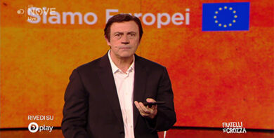 Crozza/Calenda: “Mi intrufolo in Forza Italia e divento il nuovo Alfano”