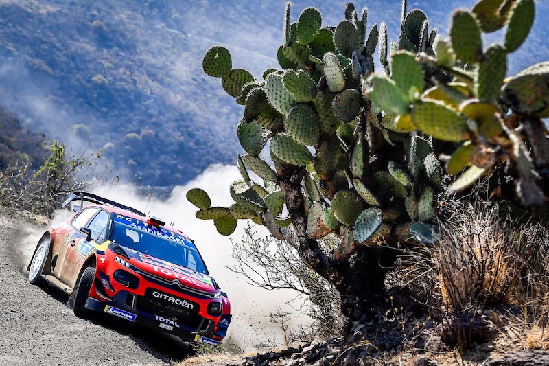 Rally del Messico, Giorno 2– Il duo Citroen Ogier – Ingrassia in modalità atta Rally del Messico, Giorno 2– Il duo Citroen Ogier – Ingrassia in modalità atta