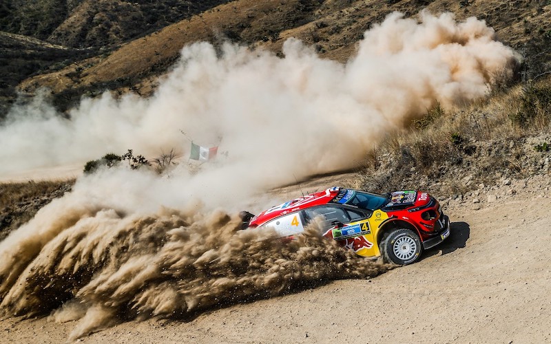 Rally del Messico, Giorno 2– Il duo Citroen Ogier – Ingrassia in modalità atta Rally del Messico, Giorno 2– Il duo Citroen Ogier – Ingrassia in modalità atta