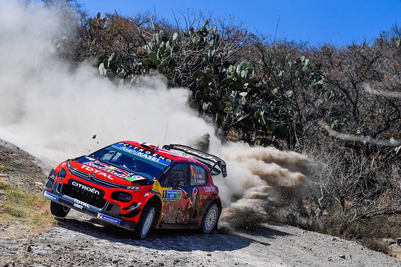 Rally del Messico, Giorno 2– Il duo Citroen Ogier – Ingrassia in modalità atta Rally del Messico, Giorno 2– Il duo Citroen Ogier – Ingrassia in modalità atta