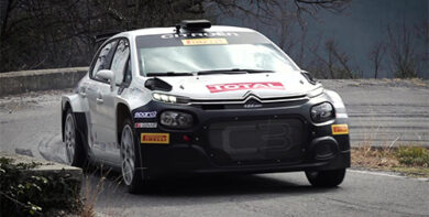 I Primi test della Citroen C3 R5