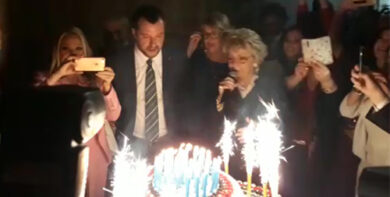 Il compleanno del Ministro dell’Interno e leader della Lega Matteo Salvini