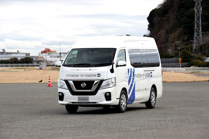 Nissan e DOCOMO: portano su strada la tecnologia Invisible-to-Visible 5G