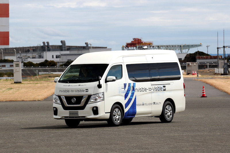 Nissan e DOCOMO: portano su strada la tecnologia Invisible-to-Visible 5G