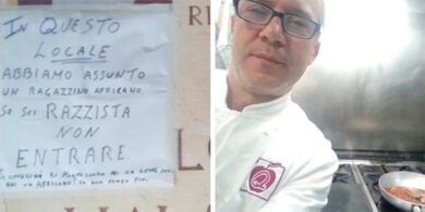 Assume pizzaiolo nero, i clienti abbandonano il locale: il gestore risponde