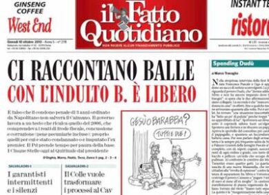 Il Fatto, quelle 30 mila copie perse. Il prezzo? Oltre 50 volte i profitti