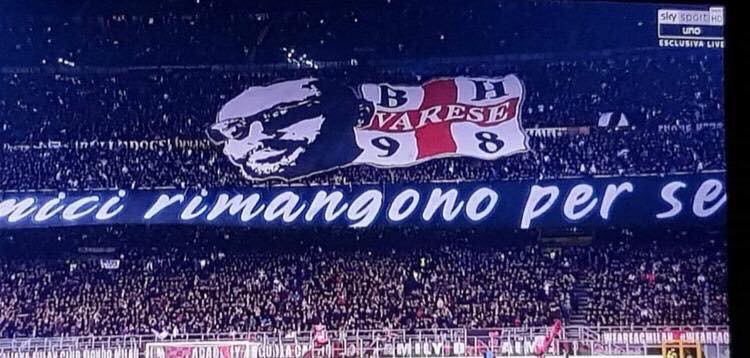 Milan-Inter: Fiano (Pd), vergognoso striscione neonazista per Belardinelli Milan-Inter: Fiano (Pd), vergognoso striscione neonazista per Belardinelli