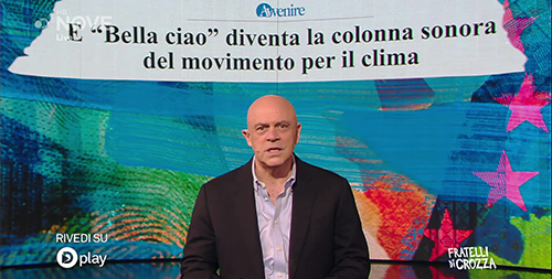 Fratelli di Crozza, il monologo sul Fridays for future Fratelli di Crozza, il monologo sul Fridays for future