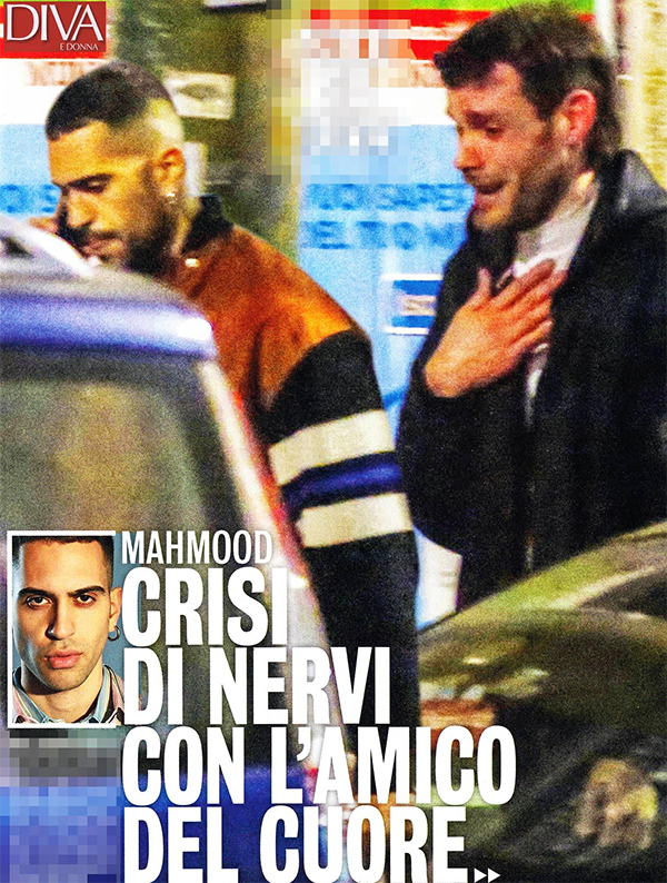 Mahmood fa piangere il compagno: ecco perché Mahmood fa piangere il compagno: ecco perché