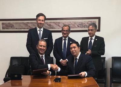 foto MOU Snam Cina