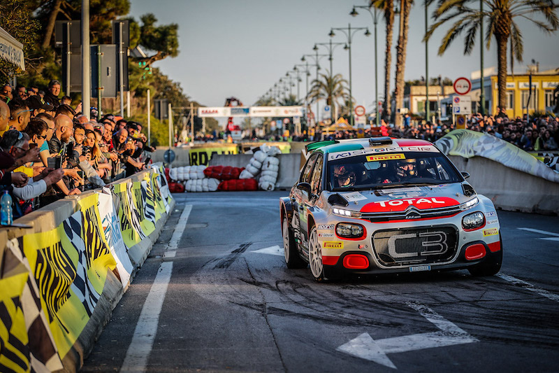 CIR 2019, Il duo Citroen Rossetti-Mori  sul podio del Rally del Ciocco
