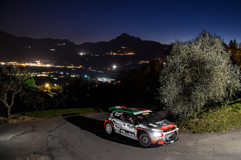 CIR 2019, Il duo Citroen Rossetti-Mori  sul podio del Rally del Ciocco