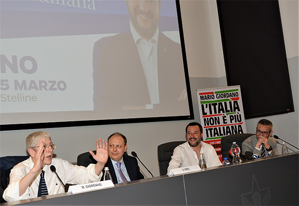 “L’Italia non è più Italiana” di Mario Giordano, dialogo con Matteo Salvini “L’Italia non è più Italiana” di Mario Giordano, dialogo con Matteo Salvini