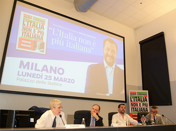 “L’Italia non è più Italiana” di Mario Giordano, dialogo con Matteo Salvini “L’Italia non è più Italiana” di Mario Giordano, dialogo con Matteo Salvini