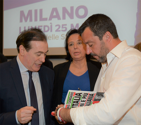 “L’Italia non è più Italiana” di Mario Giordano, dialogo con Matteo Salvini “L’Italia non è più Italiana” di Mario Giordano, dialogo con Matteo Salvini