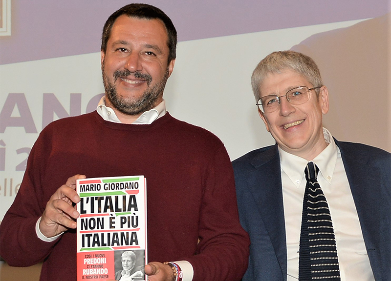 “L’Italia non è più Italiana” di Mario Giordano, dialogo con Matteo Salvini “L’Italia non è più Italiana” di Mario Giordano, dialogo con Matteo Salvini
