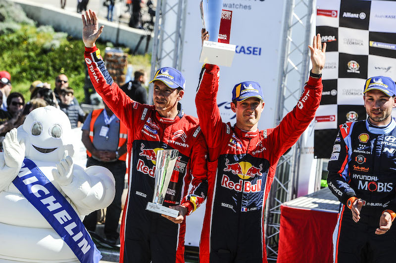 Tour de Corse la Citroen C3 WRC di Ogier- Ingrassia chiude in seconda piazza