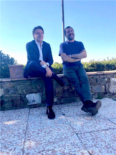 Salvini incontra Conte “grazie” a Francesca. Era ospite dei Verdini a Firenze