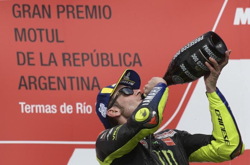 MotoGP Argentina, Valentino Rossi che podio: “All’ultimo giro con Dovizioso..”
