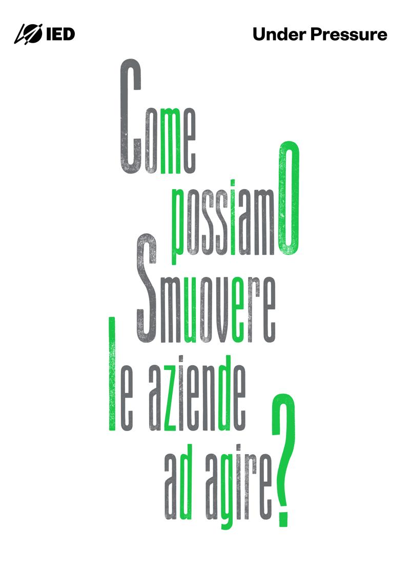 Design Week, IED: “Under Pressure” per la sostenibilità ambientale