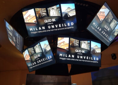 Samsung, Milano in alta risoluzione con la tecnologia 8K