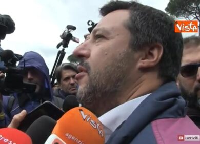 Salvini: “Alcune scorte hanno un senso altre no, poliziotti non sono autisti o camerieri”
