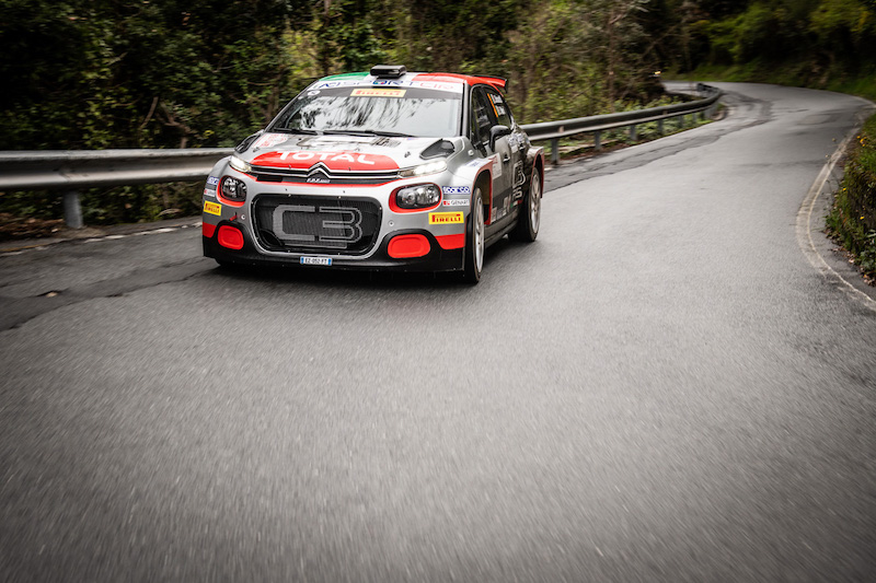 Al 66° RALLYE SANREMO, la Citroen di Rossetti Mori ad un soffio dal podio Al 66° RALLYE SANREMO, la Citroen di Rossetti Mori ad un soffio dal podio