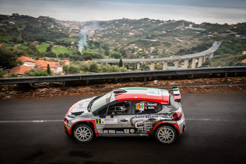 Al 66° RALLYE SANREMO, la Citroen di Rossetti Mori ad un soffio dal podio Al 66° RALLYE SANREMO, la Citroen di Rossetti Mori ad un soffio dal podio