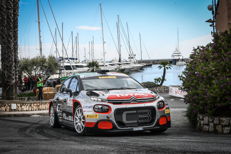 Al 66° RALLYE SANREMO, la Citroen di Rossetti Mori ad un soffio dal podio Al 66° RALLYE SANREMO, la Citroen di Rossetti Mori ad un soffio dal podio