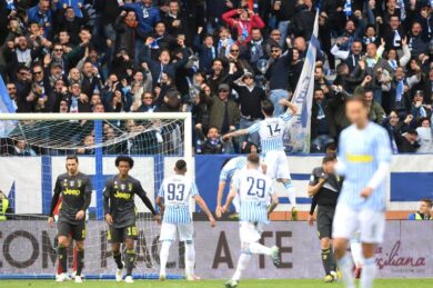 Juventus sconfitta dalla Spal, rimandata la festa scudetto
