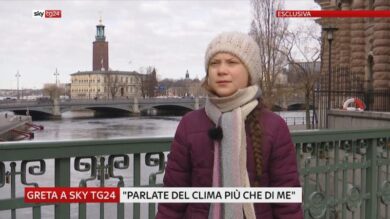 Greta Thunberg a Sky Tg24: “Con Trump i fatti non funzionano. Non ho tempo per lui”