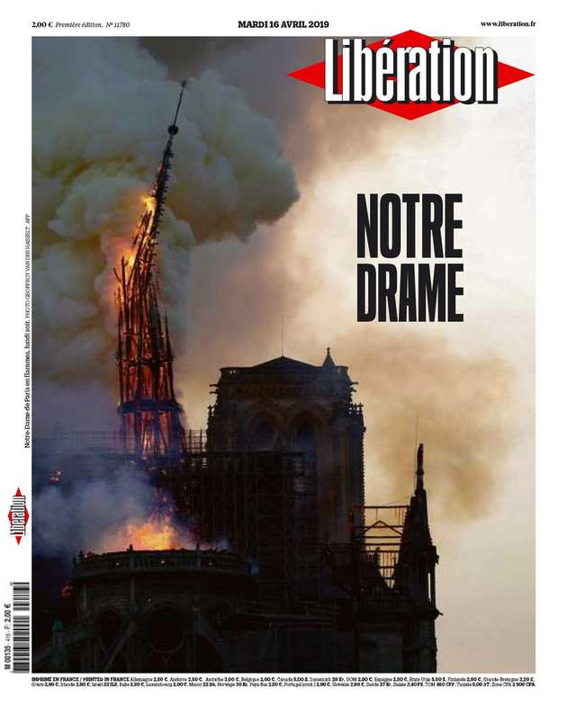 Notre Dame, la tragedia raccontata da quotidiani italiani e giornali dal mondo