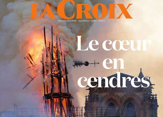 Notre Dame, la tragedia raccontata da quotidiani italiani e giornali dal mondo