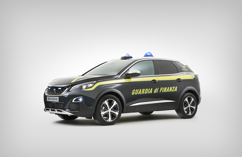 La Guardia di Finanza arruola due SUV 3008 Peugeot La Guardia di Finanza arruola due SUV 3008 Peugeot