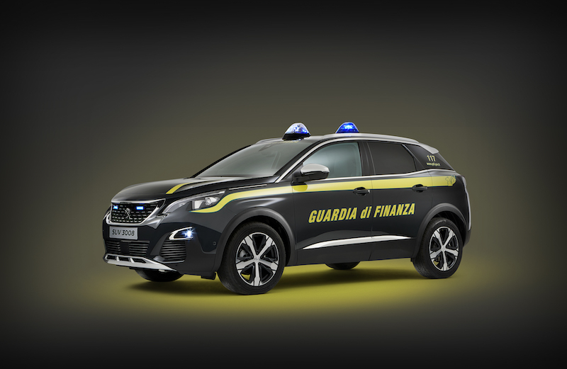 La Guardia di Finanza arruola due SUV 3008 Peugeot La Guardia di Finanza arruola due SUV 3008 Peugeot