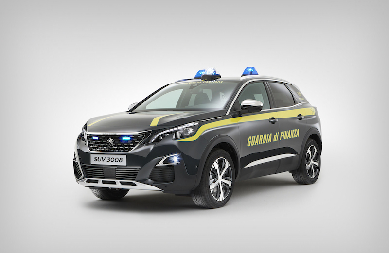 La Guardia di Finanza arruola due SUV 3008 Peugeot La Guardia di Finanza arruola due SUV 3008 Peugeot