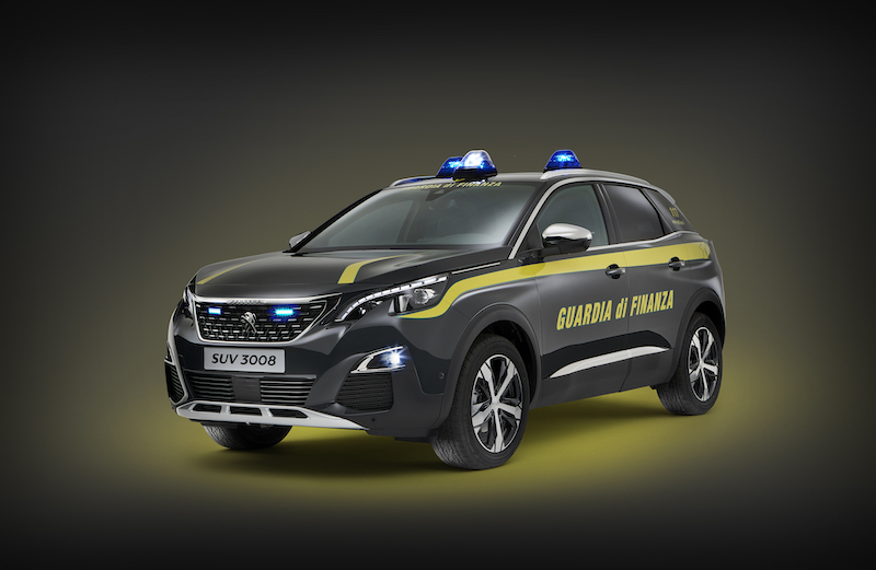 La Guardia di Finanza arruola due SUV 3008 Peugeot La Guardia di Finanza arruola due SUV 3008 Peugeot