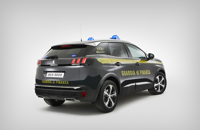 La Guardia di Finanza arruola due SUV 3008 Peugeot La Guardia di Finanza arruola due SUV 3008 Peugeot