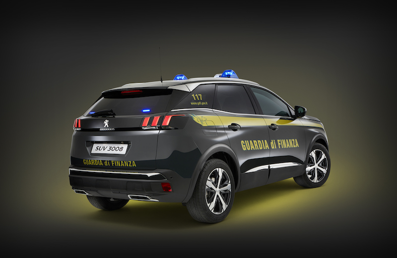 La Guardia di Finanza arruola due SUV 3008 Peugeot La Guardia di Finanza arruola due SUV 3008 Peugeot