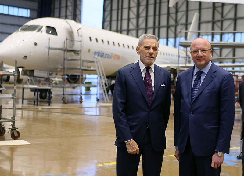 Atitech, il presidente di Confindustria in visita allo stabilimento napoletano Atitech, il presidente di Confindustria in visita allo stabilimento napoletano
